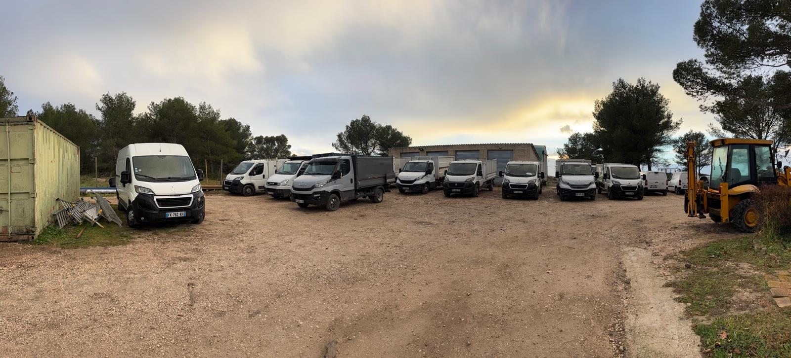Flotte de véhicules du groupe Mode & Jardin